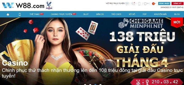 Trang web cờ bạc online W88